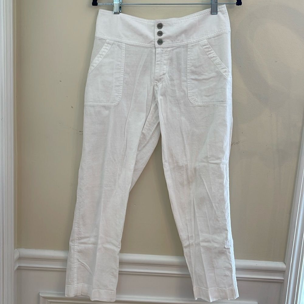 Royal Robbins Outdoor Wear Cropped White Pants